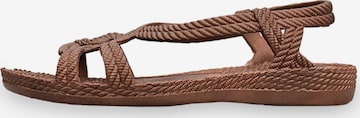 Brasileras Sandale 'Esmirna' in Braun: Vorderseite