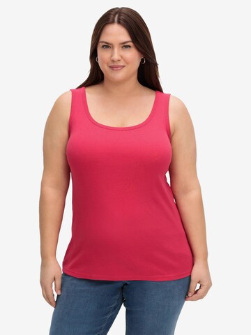 SHEEGO Top in Pink: front