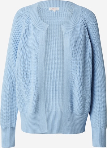 Cardigan s.Oliver en bleu : devant