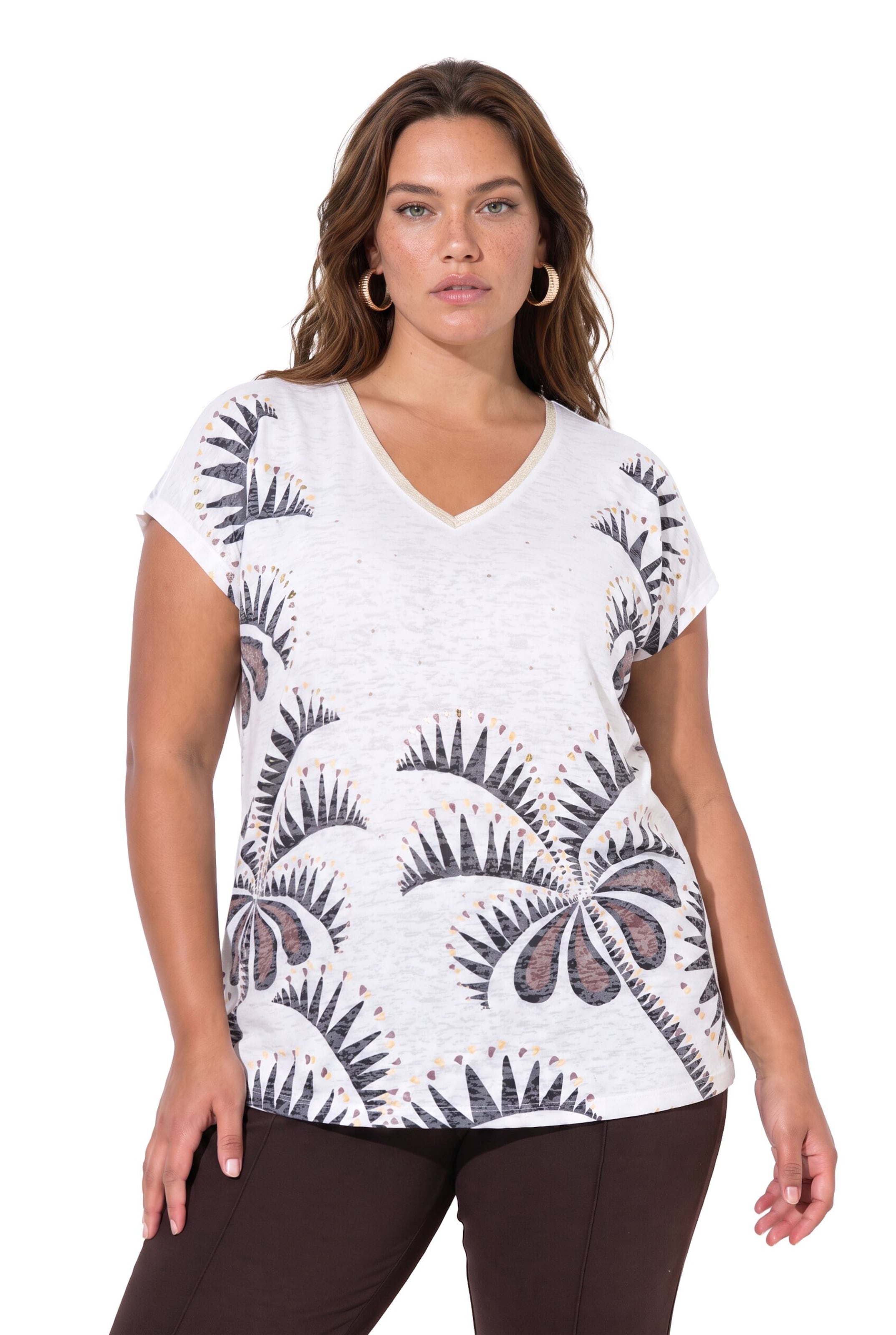Ulla Popken Shirt in White: front