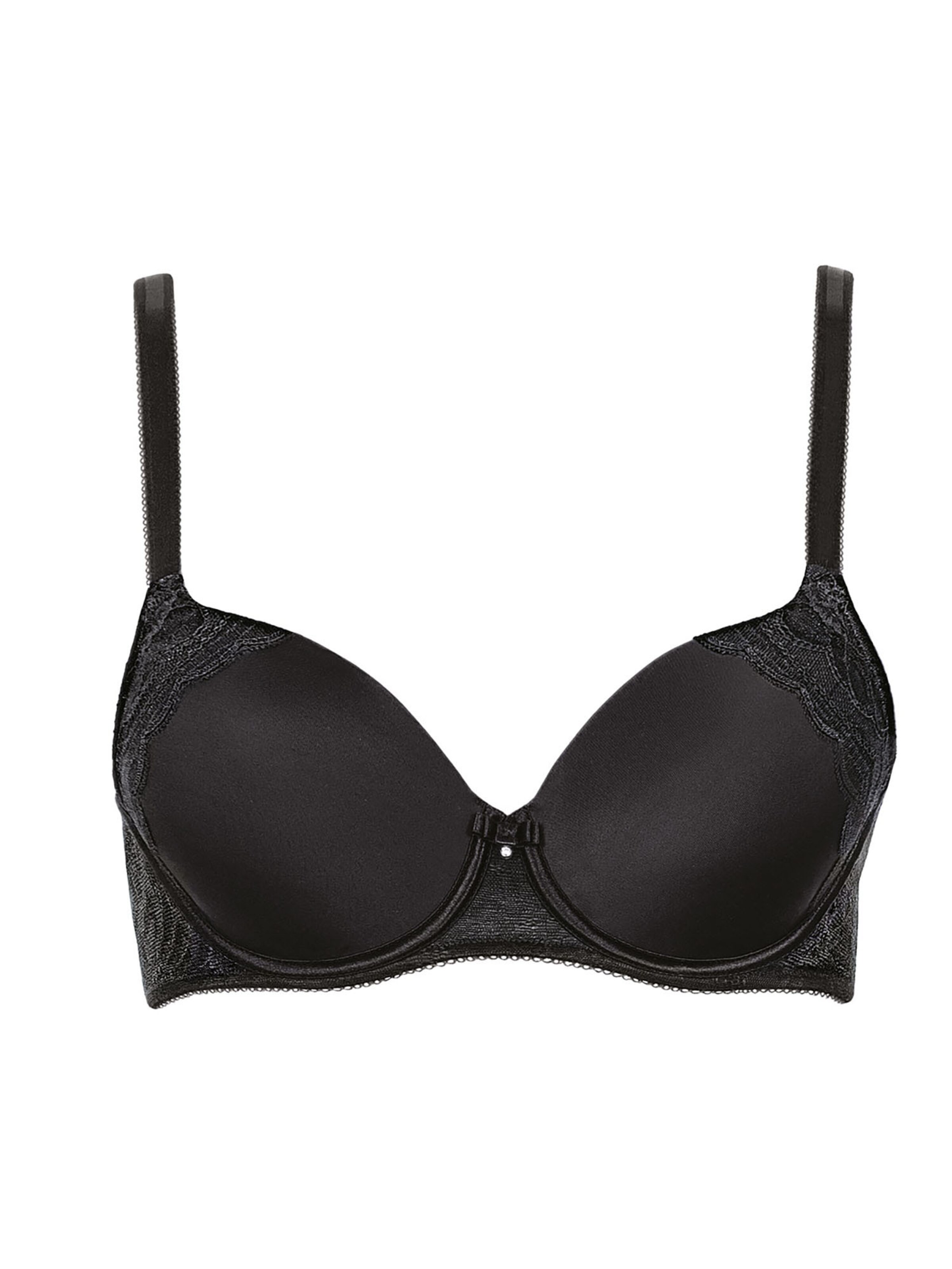 Lisca T-shirt Bra 'Evelyn' in Black