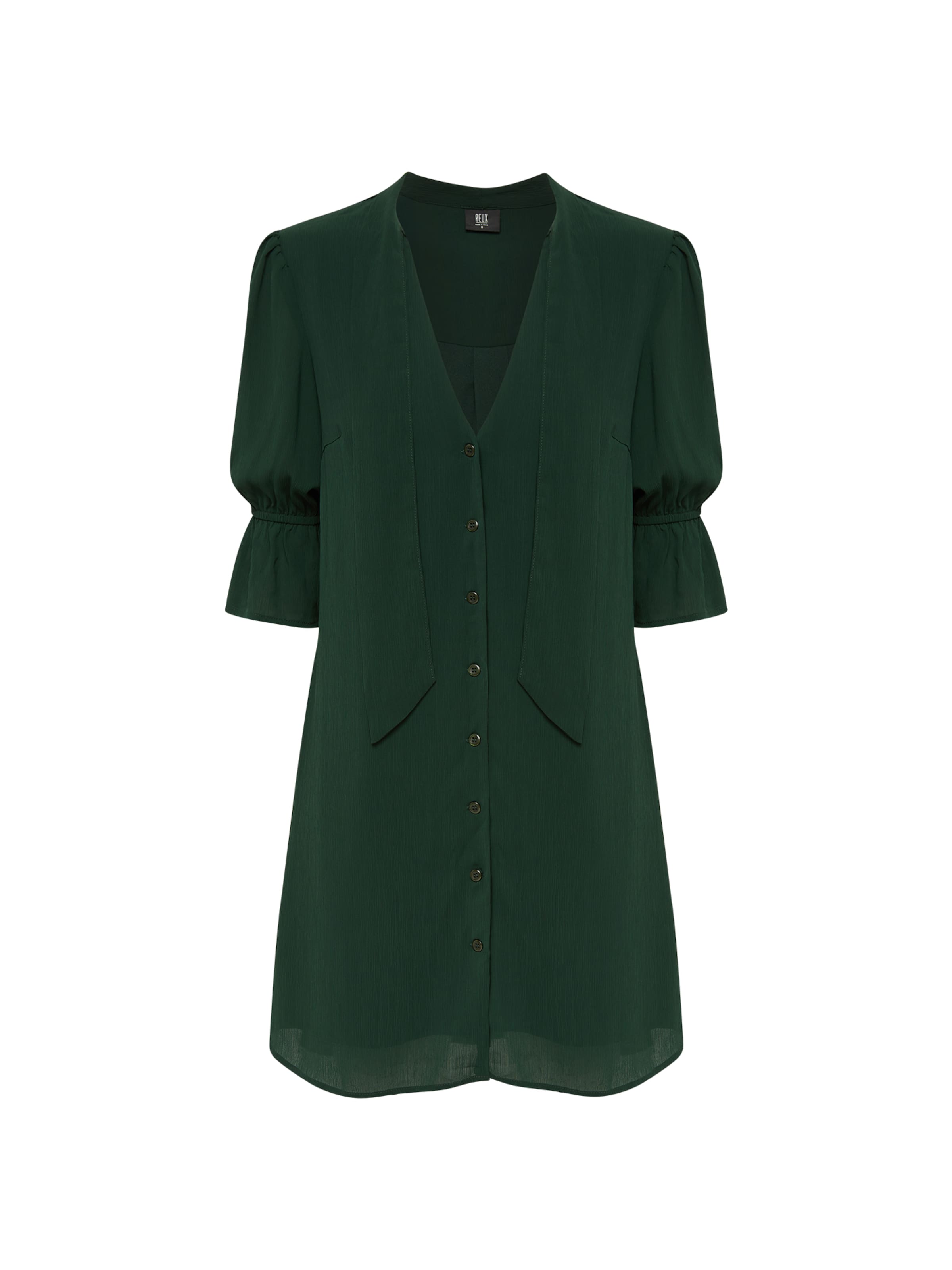 REUX Šaty 'VERONA' - Zelená: predná strana