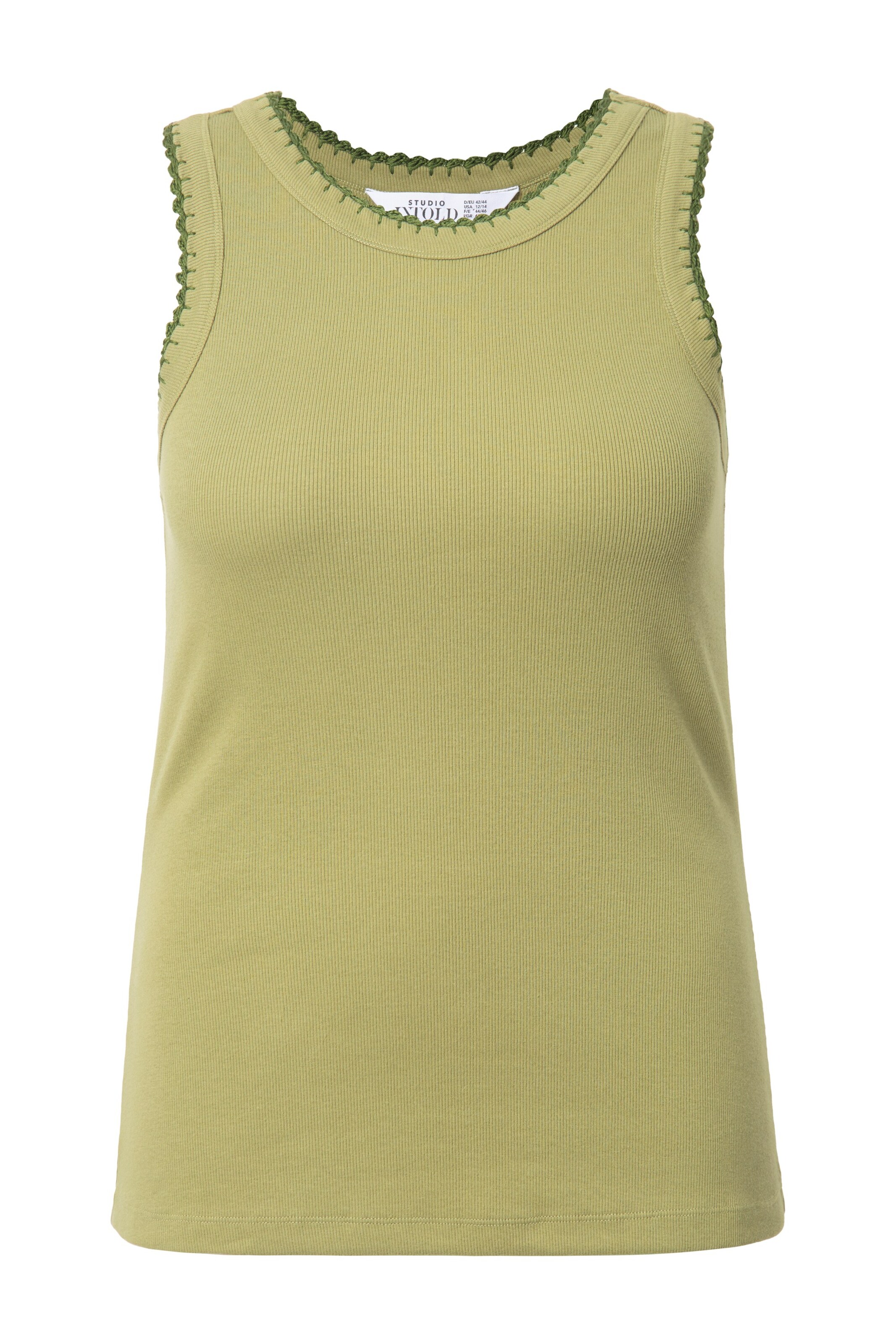 Studio Untold Top in Groen: voorkant