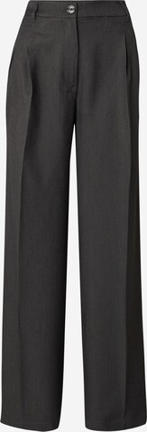 Wide leg Pantaloni con pieghe di Monki in grigio: frontale