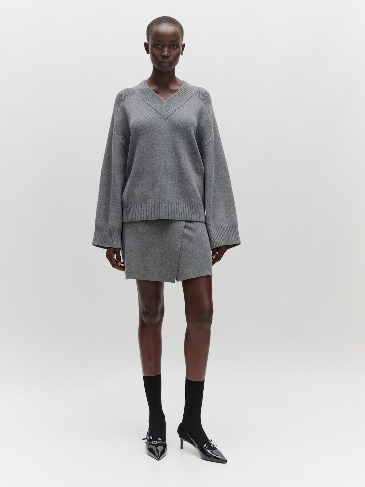 EDITED Produits Pull-over 'Solveig' gris chiné