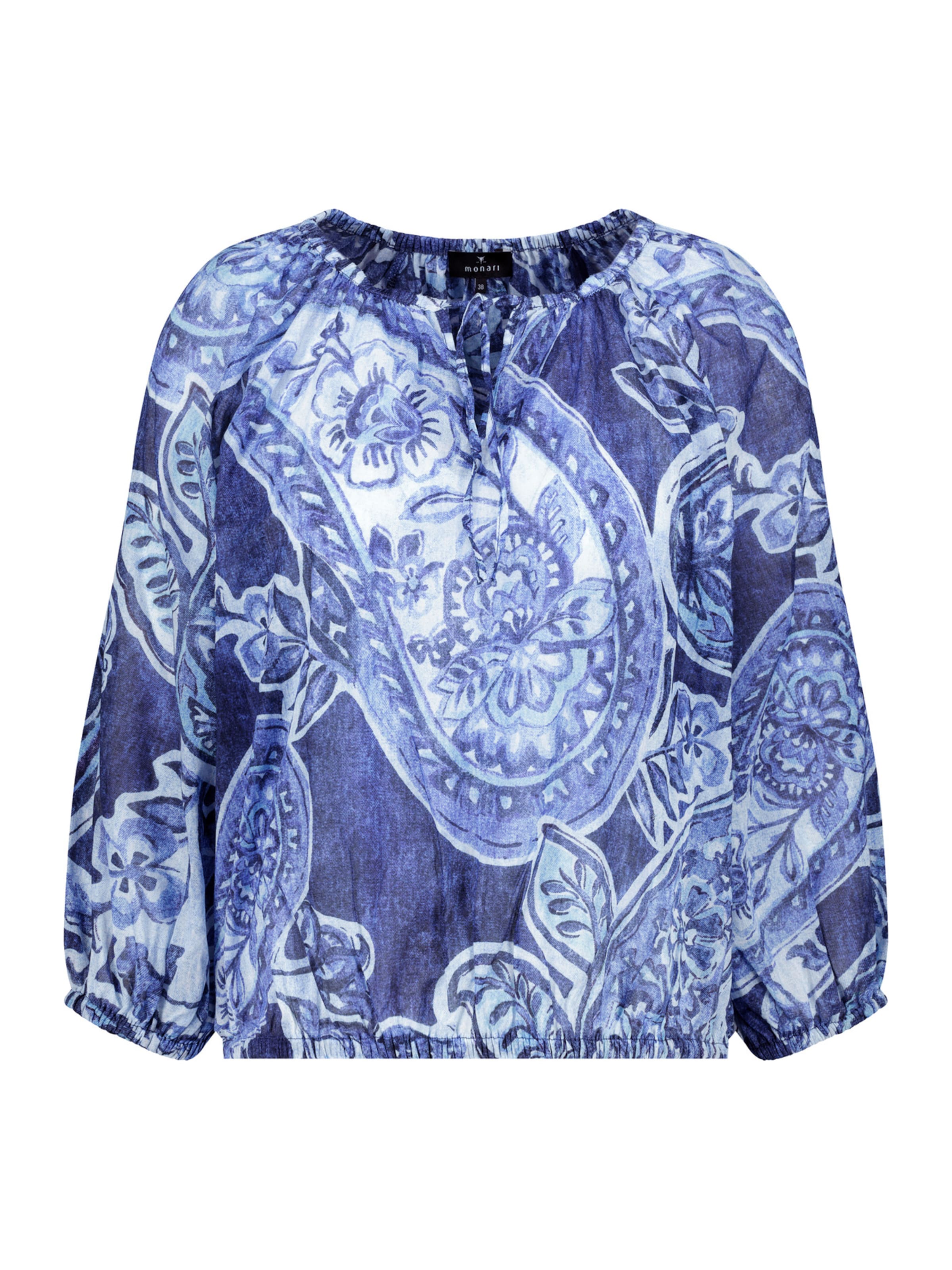 monari - Blusa en azul: frente