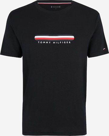 TOMMY HILFIGER - Camiseta térmica en azul: frente
