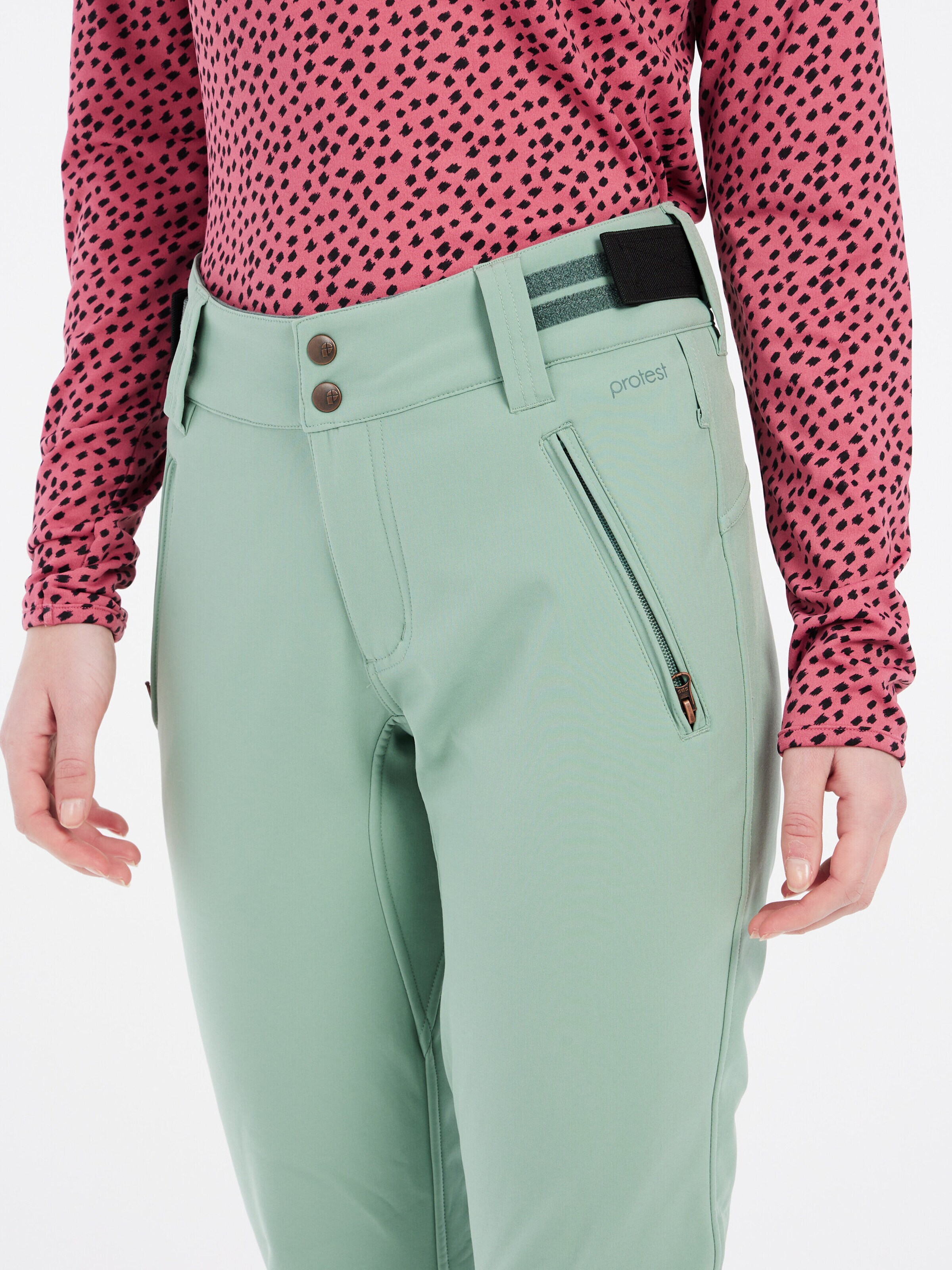 PROTEST Slim fit Workout Pants 'PRTRELOLE' in Green