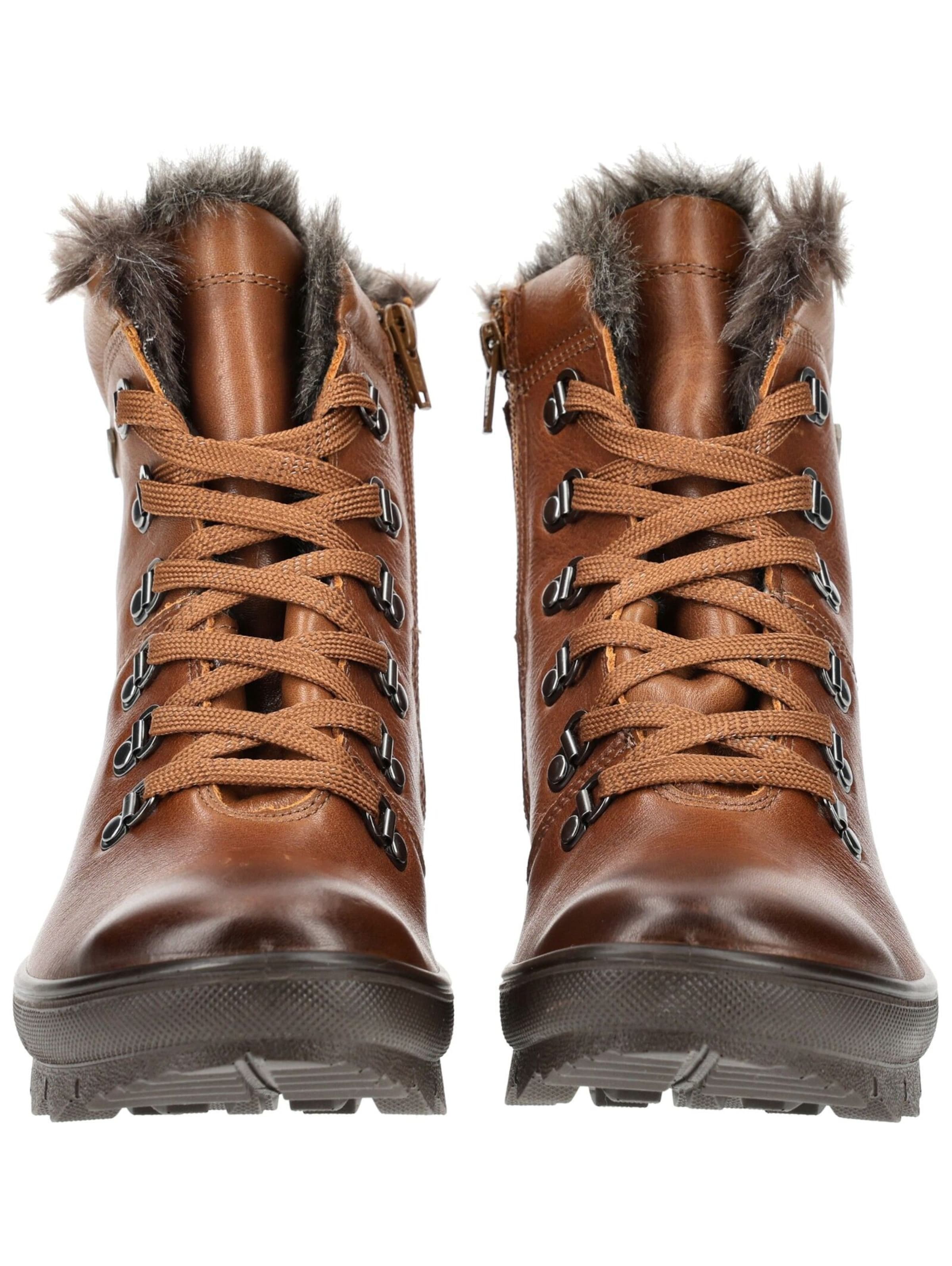 Bottines à lacets 'Novara' Legero en marron : devant