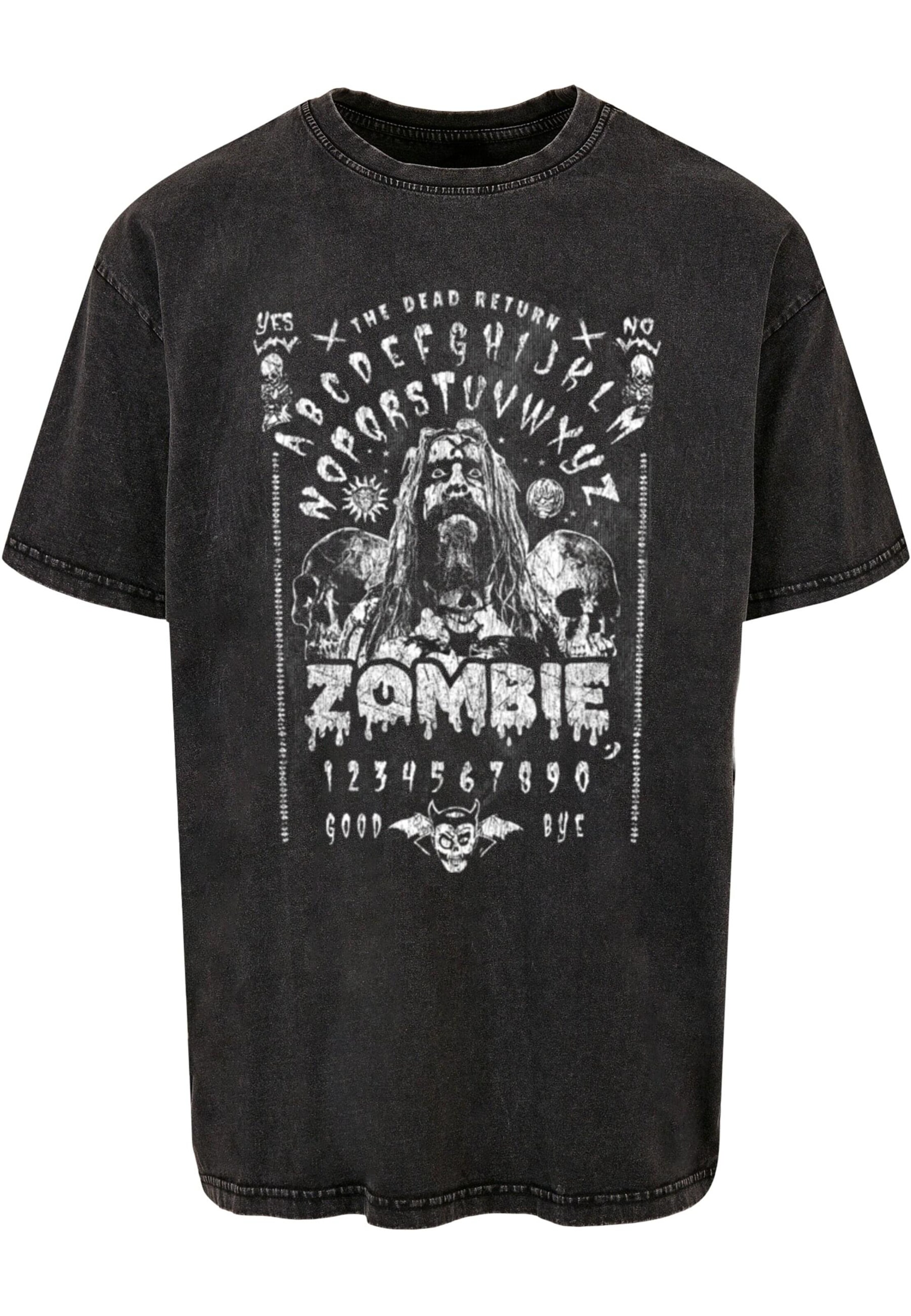 Merchcode T-Shirt 'Rob Zombie - The Dead Return Spirit' in Schwarz: Vorderseite