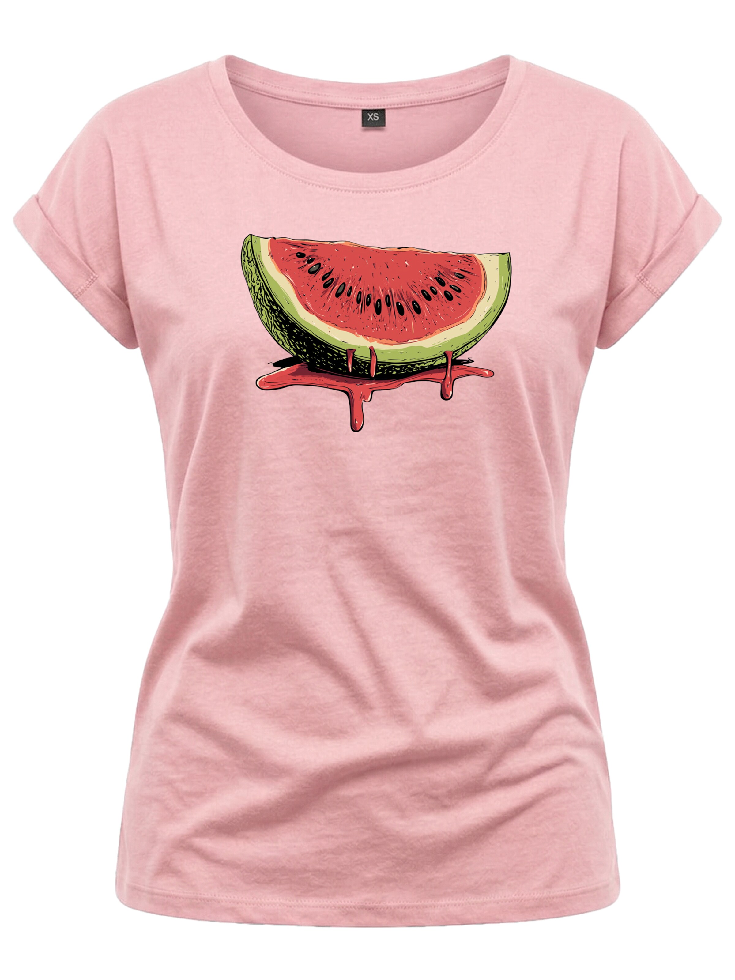 MAKAYA Shirt 'Watermelon' in Pink: front