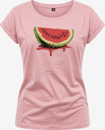 MAKAYA Shirt 'Watermelon' in Pink: front