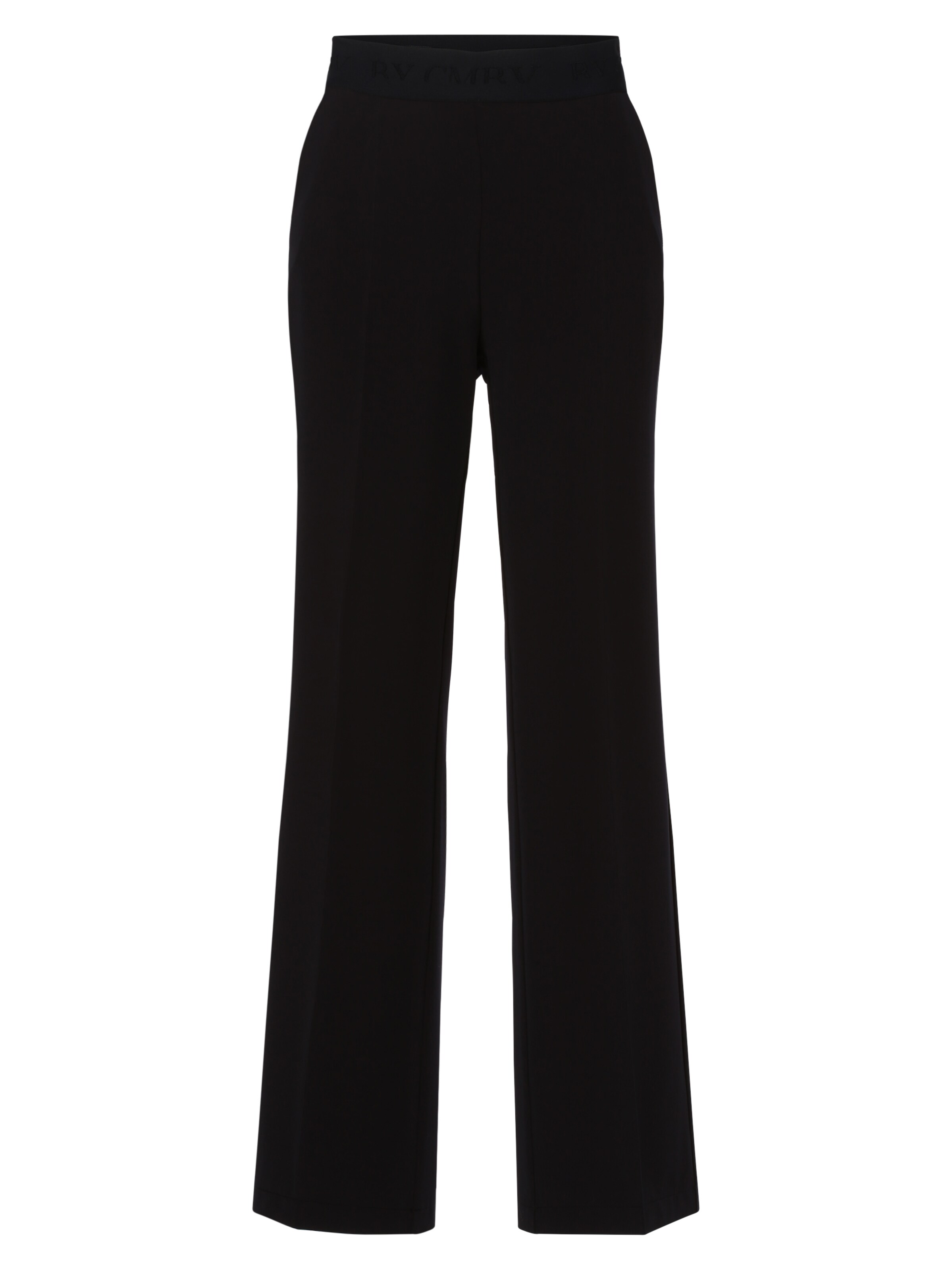 Cambio Wide leg Trousers with creases 'Ava' in Blue: front