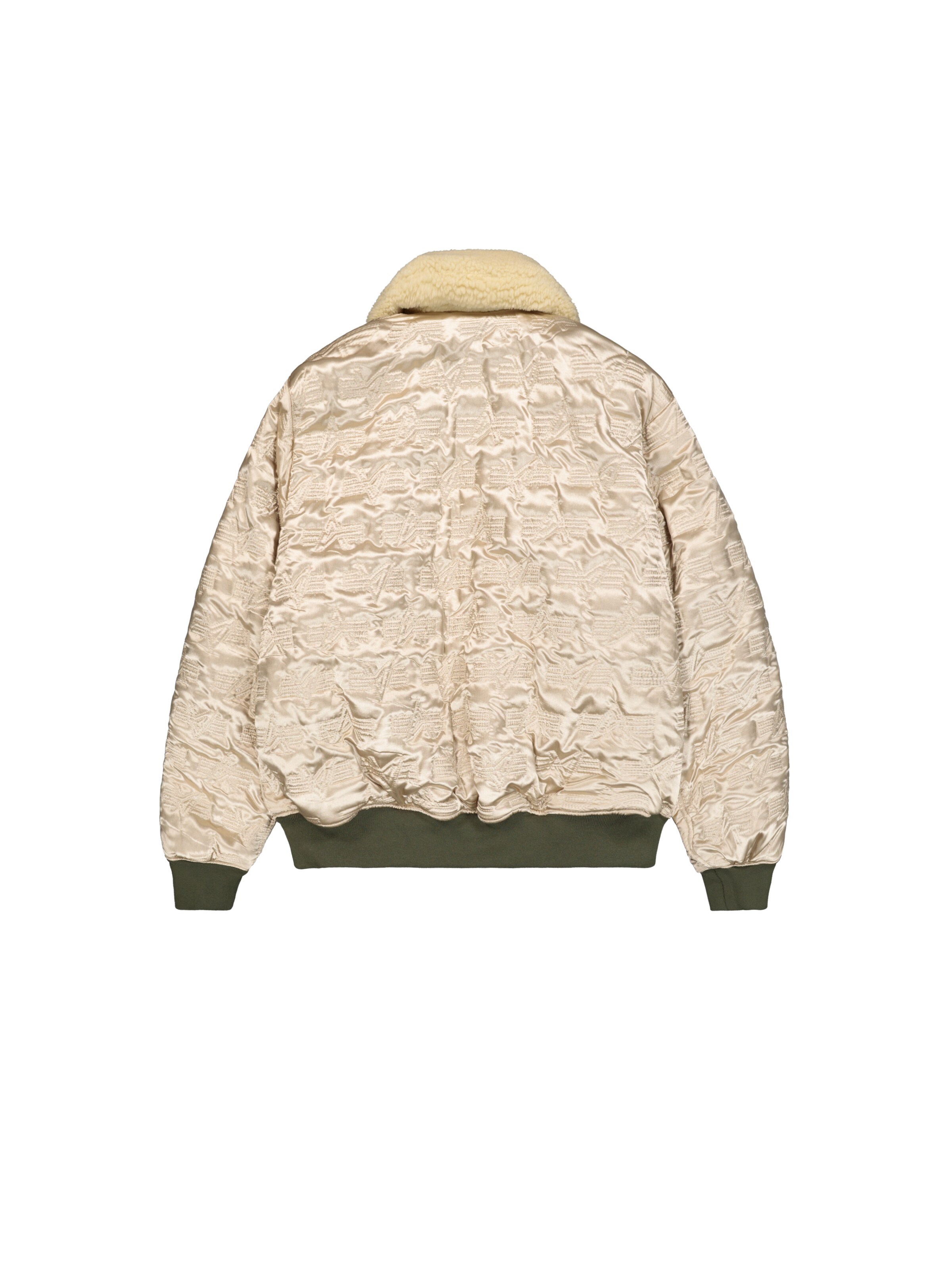 ALPHA INDUSTRIES Between-Season Jacket 'B-15' in Green: back