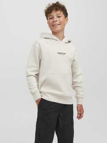 Felpa 'JORVESTERBRO' di Jack & Jones Junior in beige: frontale