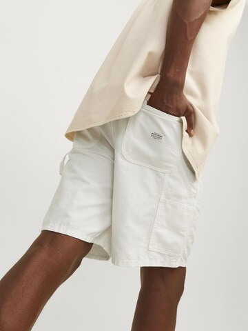 JACK & JONES Loose fit Cargo trousers in White
