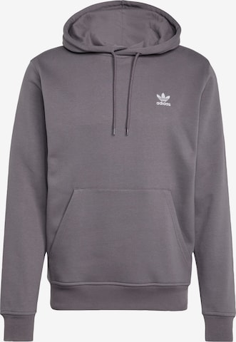 Sweat-shirt 'Trefoil Essentials' ADIDAS ORIGINALS en gris : devant