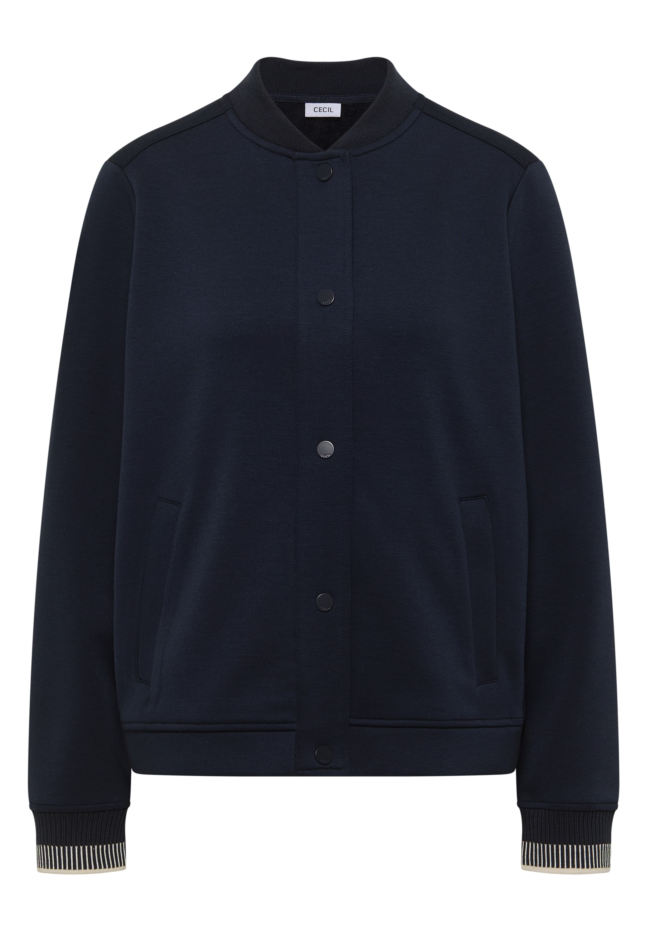 CECIL Sweatjacke in Blau: Vorderseite