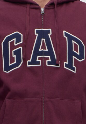 GAP Sweatjacke 'HERITAGE' in Rot