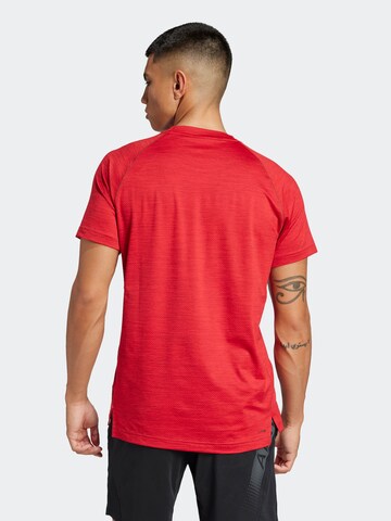 ADIDAS PERFORMANCE Funktionsshirt 'Gym+' in Rot