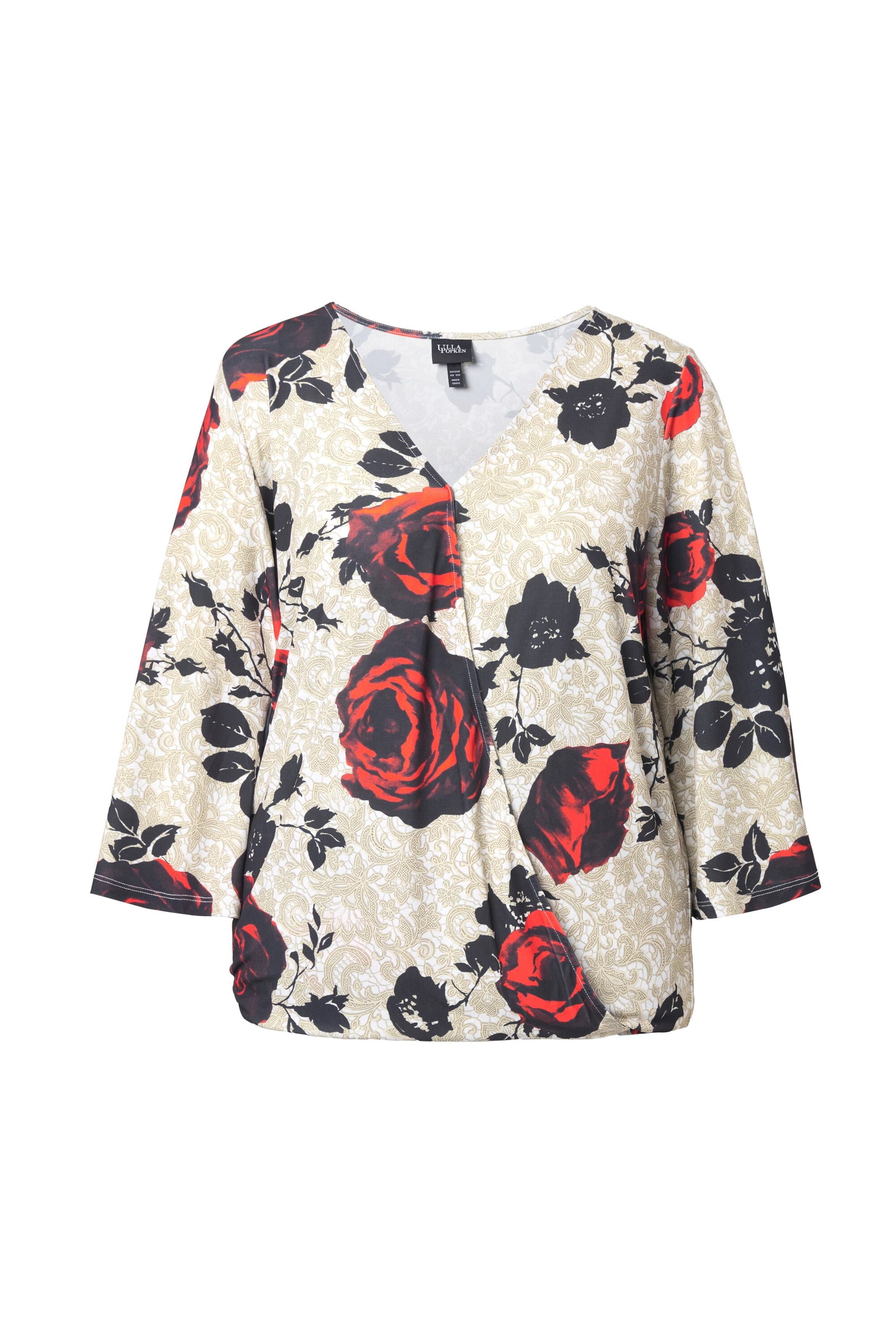 Ulla Popken Bluse in Beige: Vorderseite