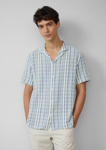 s.Oliver Regular Fit Hemd in Blau: Vorderseite