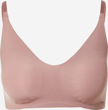 SLOGGI Bustier Melltartó 'ZERO Microfibre 2.0 H' - barna: elől