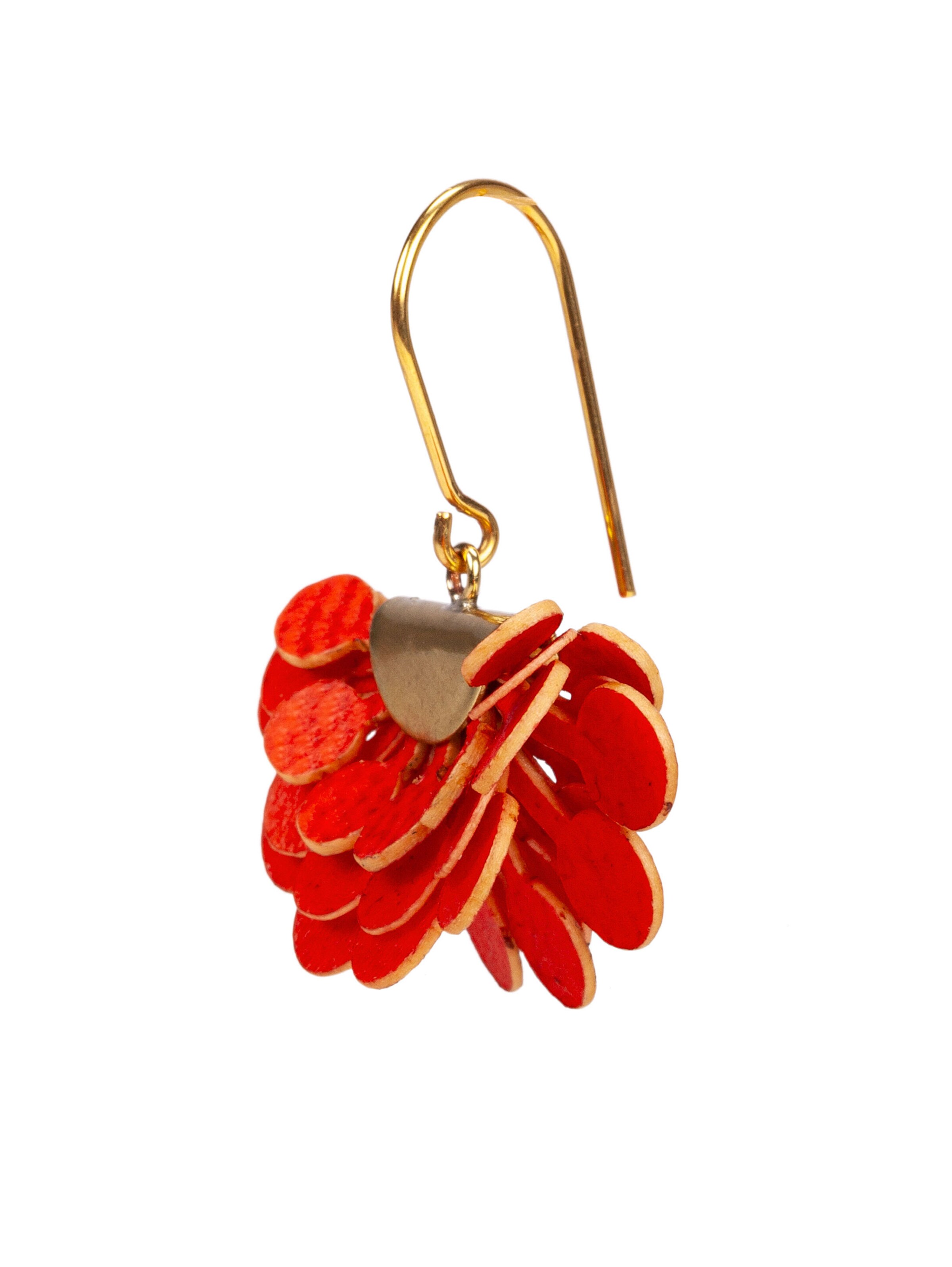 Gretchen Earrings 'Pam Pem' in Gold