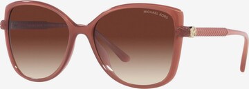 Lunettes de soleil 'MALTA' Michael Kors en marron : devant