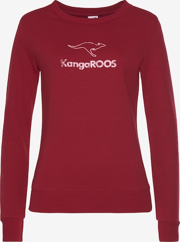 KangaROOS Sweatshirt in Rot: predná strana