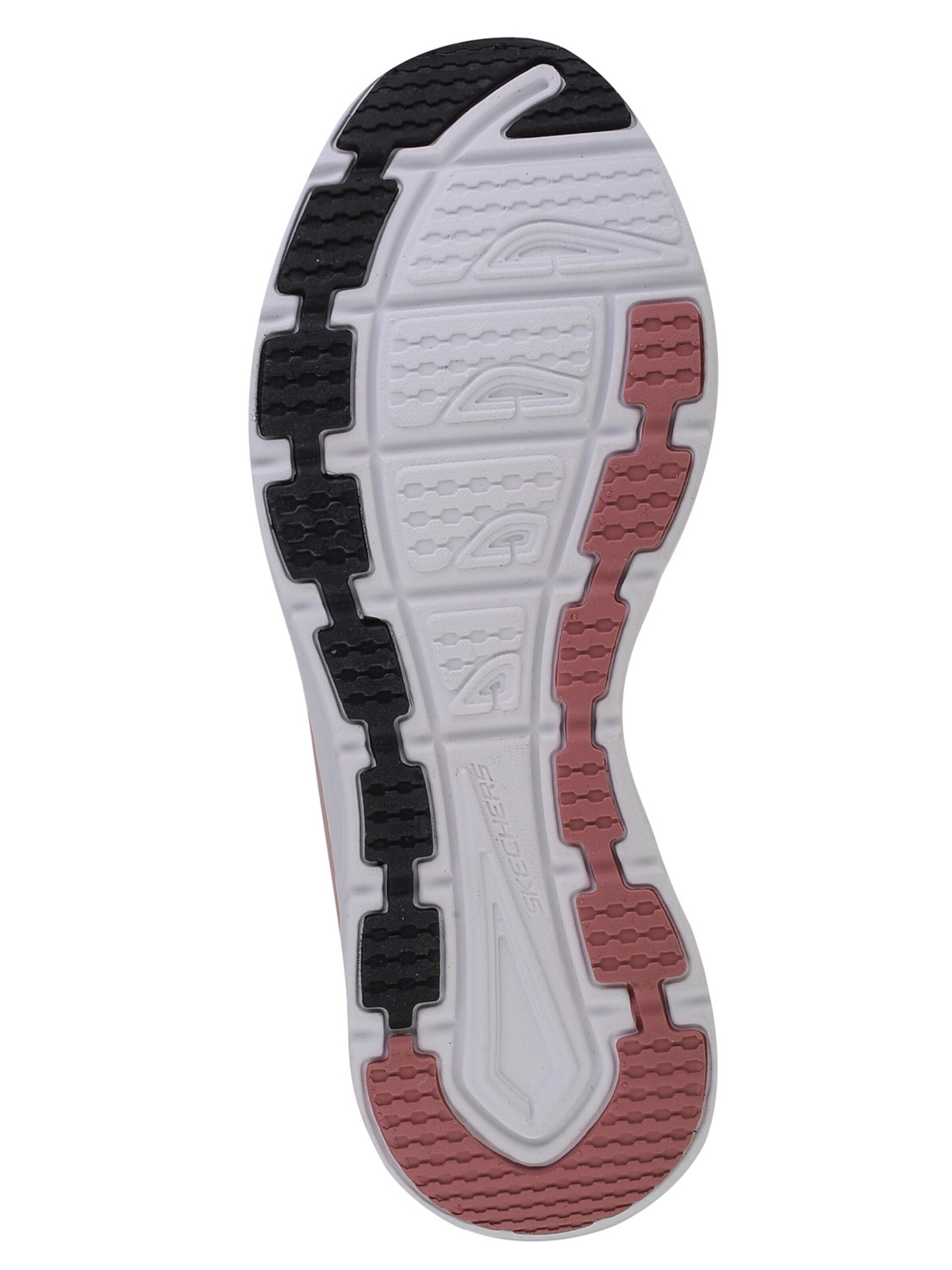 SKECHERS Sneakers laag 'Skechers D'Lux Walker Let It Glow' in Zwart