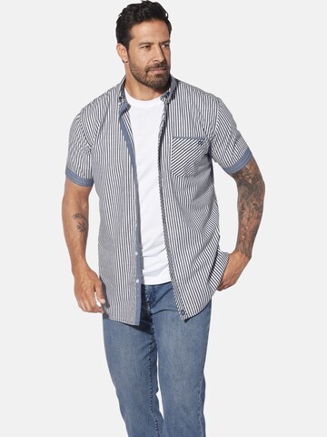 Jan Vanderstorm Comfort Fit Hemd 'Odheld' in Blau: Vorderseite