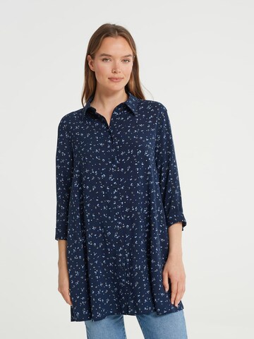 OPUS Blouse 'Farla' in Blue: front