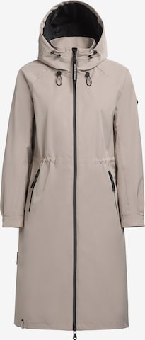Manteau mi-saison 'Pinax' khujo en beige : devant