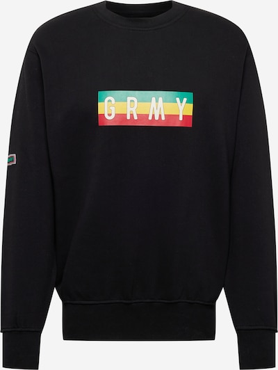 Grimey Sportisks džemperis 'MEMORIES', krāsa - dzeltens / nefrīta / sarkans / melns / balts, Preces skats