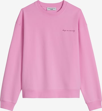 Sweat-shirt Marc O'Polo DENIM en rose : devant