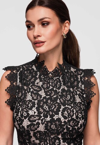 Robe de soirée Ombre en noir