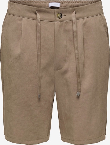 Only & Sons Regular Hose 'ONSWAKE' in Braun: Vorderseite