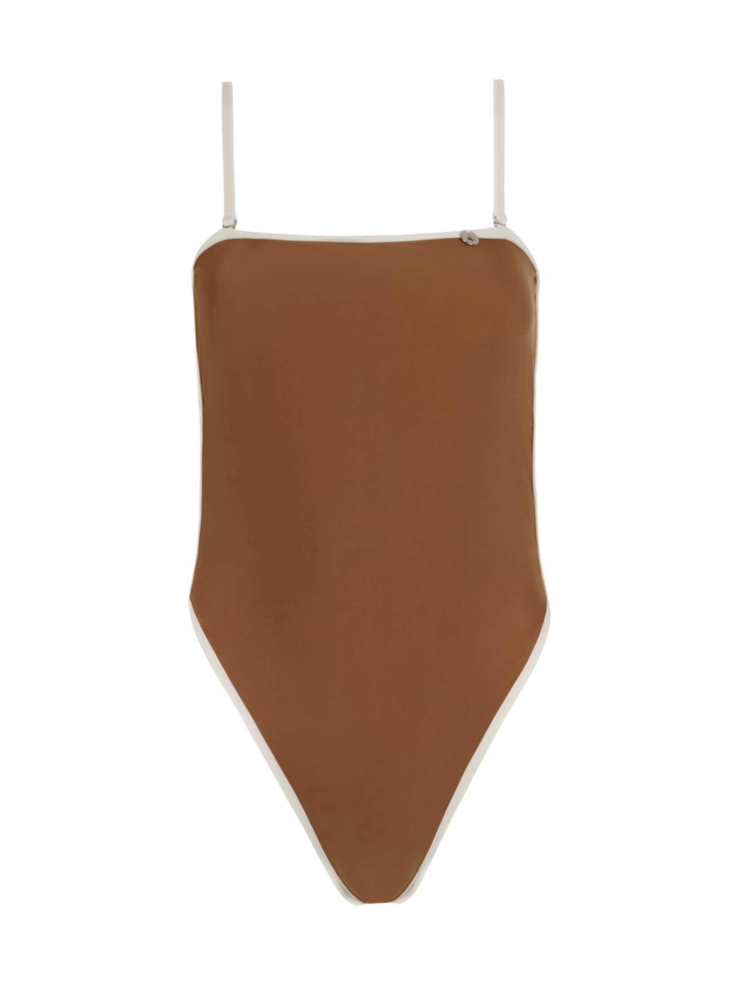 Fascia Costume intero 'Classic' di Acuarela Brand in marrone: frontale