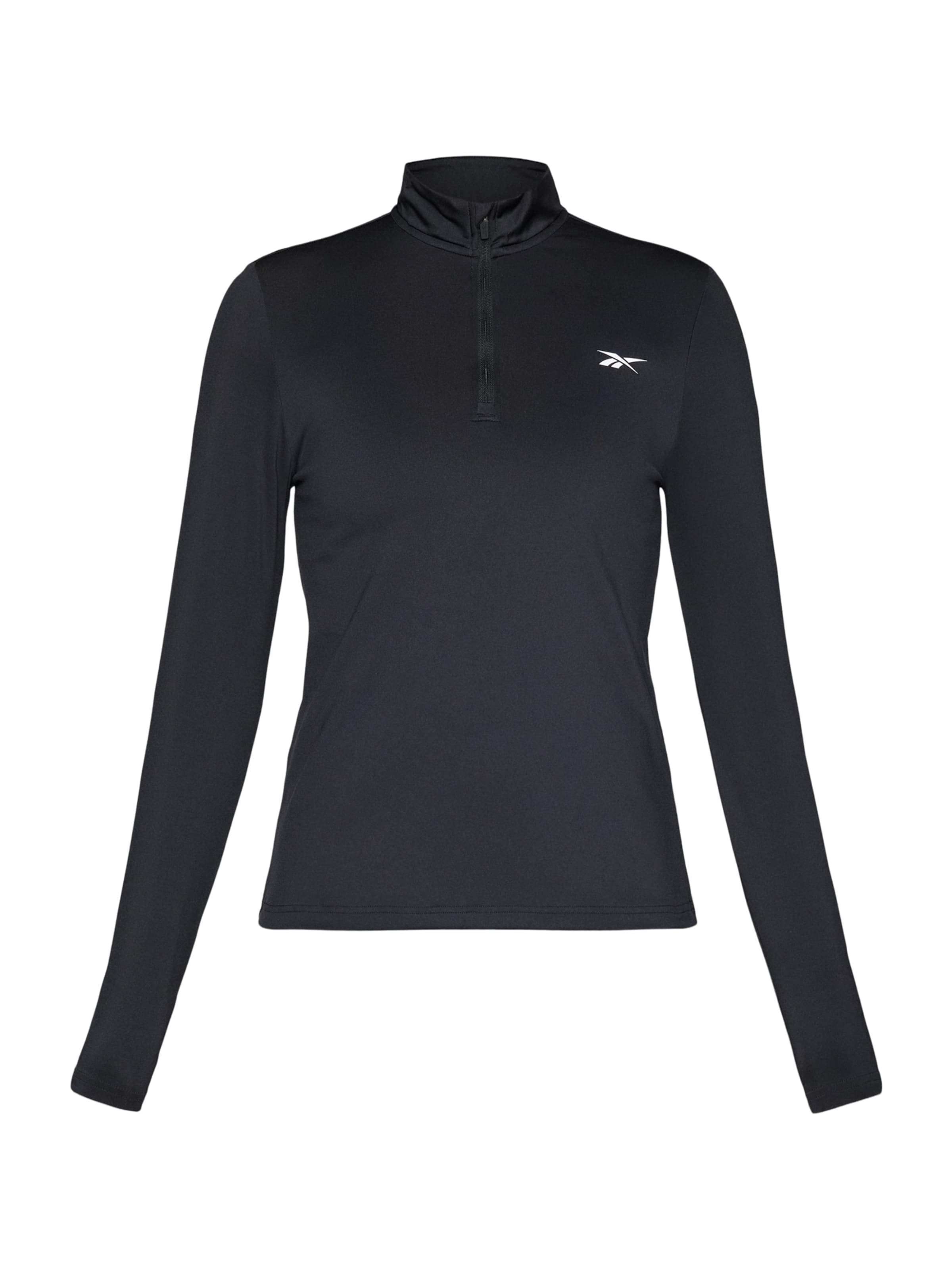 Reebok - Camiseta funcional en negro: frente