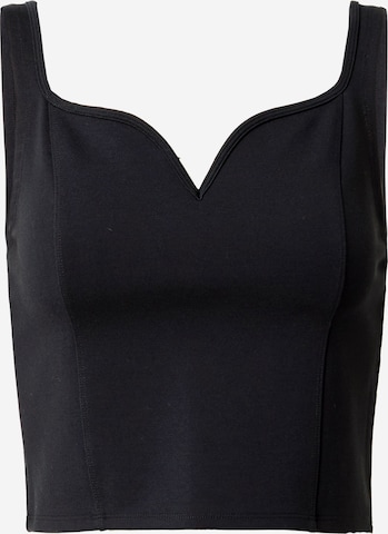 Abercrombie & Fitch - Top en negro: frente