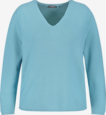 SAMOON Sweater in Blue: front