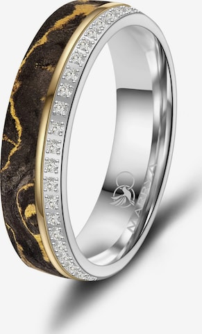 MARRYA Ring 'MARRYA CA-10 Ehering aus Carbon + Titan Spezial' in Black: front