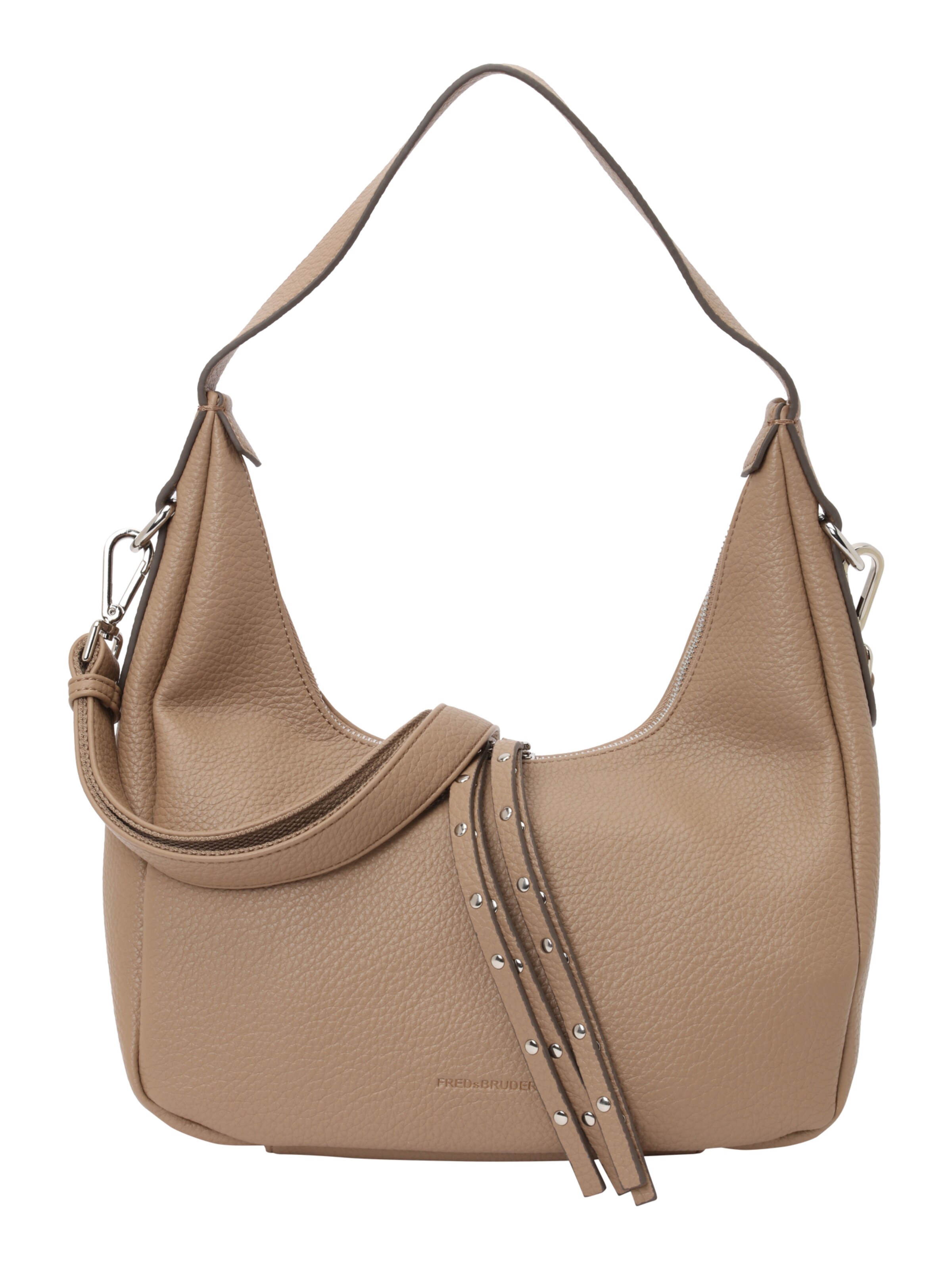 FREDsBRUDER Чанта за през рамо 'Feel wild' в сиво: отпред