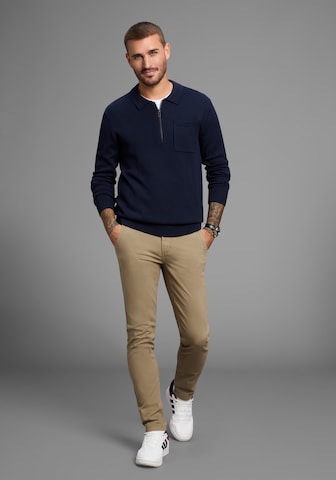 Bruno Banani LM Pullover in Blau