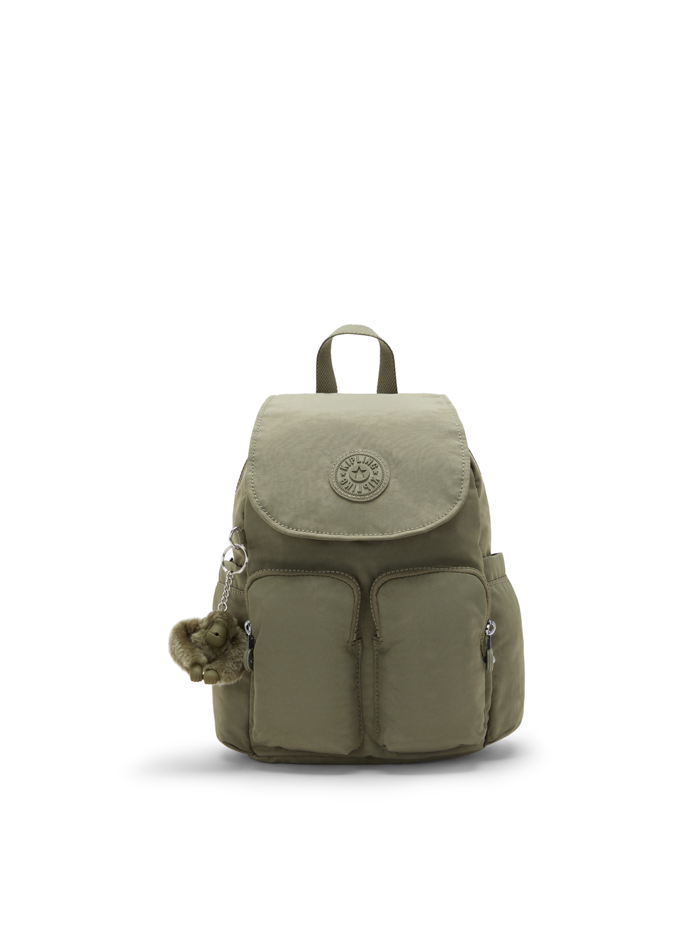 KIPLING Hátizsák 'City Pocket Mini' - zöld: elől