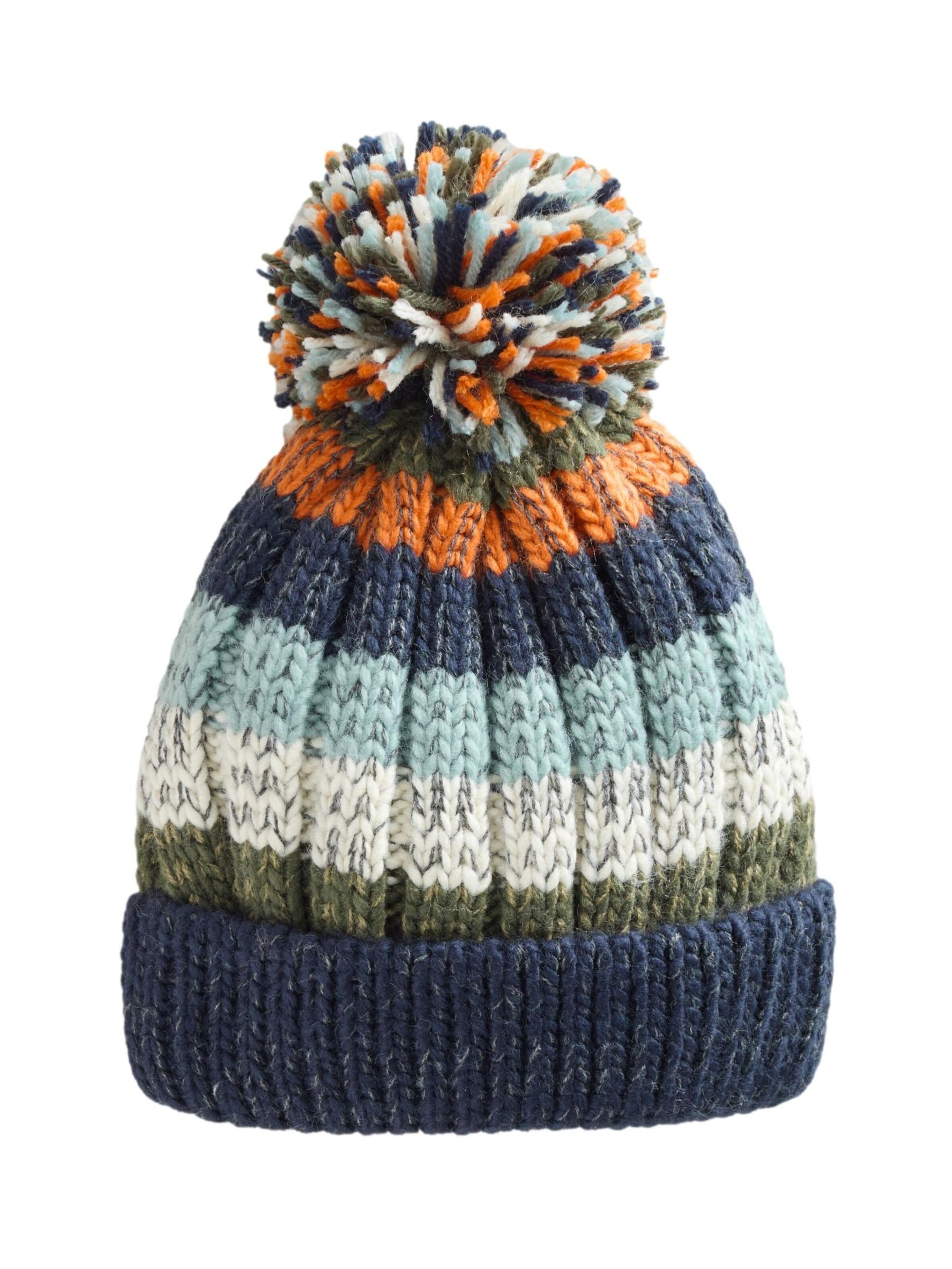 Next Čepice – modrá: přední strana