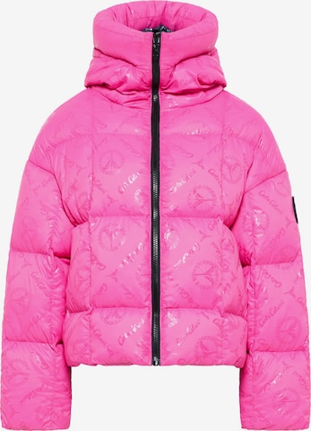 Carlo Colucci Winter Jacket 'Deane' in Pink: front