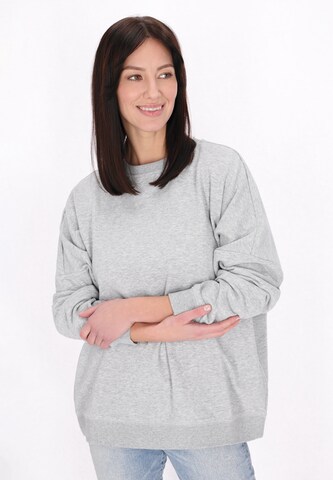 usha BLUE LABEL Sweatshirt in Grijs: voorkant