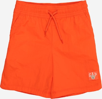 Shorts de bain GAP en rouge : devant